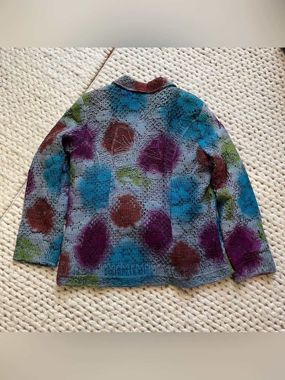 Paisley and Sage Spring Jacket Button-Front  | X-Large - Picture 8 of 8